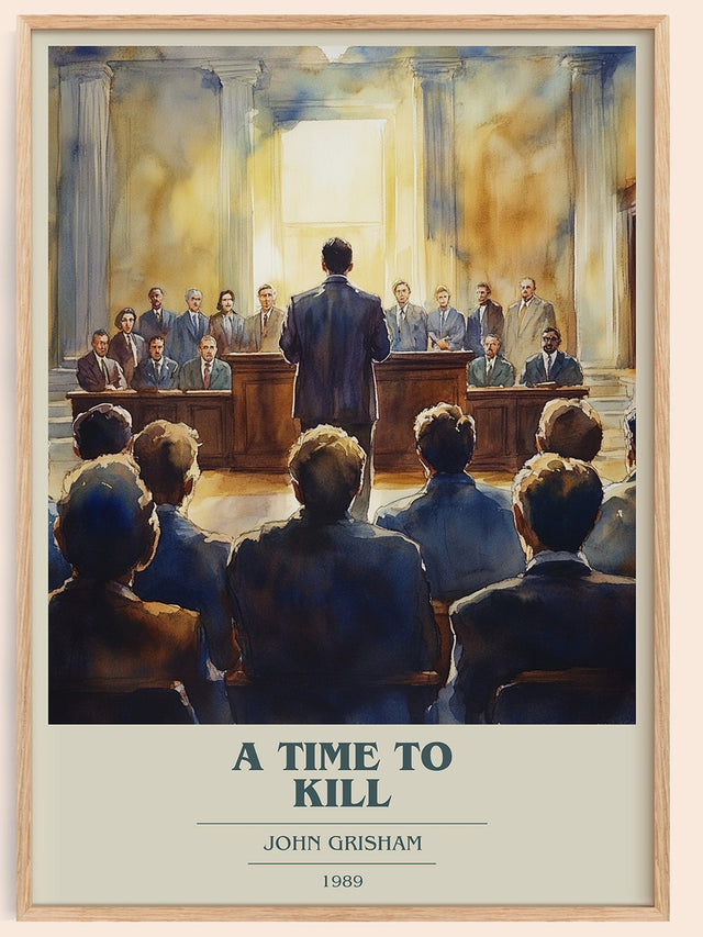A Time to Kill Book Cover Poster by John Grisham