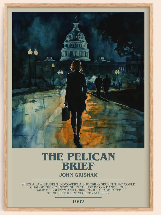 The Pelican Brief Bookish Wall Art by John Grisham