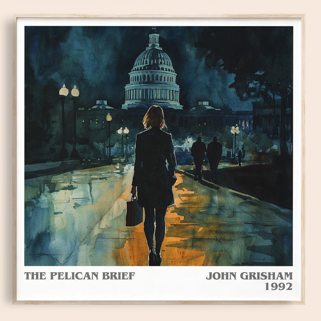 The Pelican Brief Literary Art Print by John Grisham