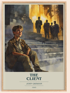 The Client Book Cover Poster by John Grisham