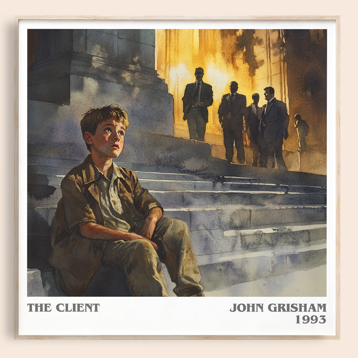 The Client Literary Art Print by John Grisham