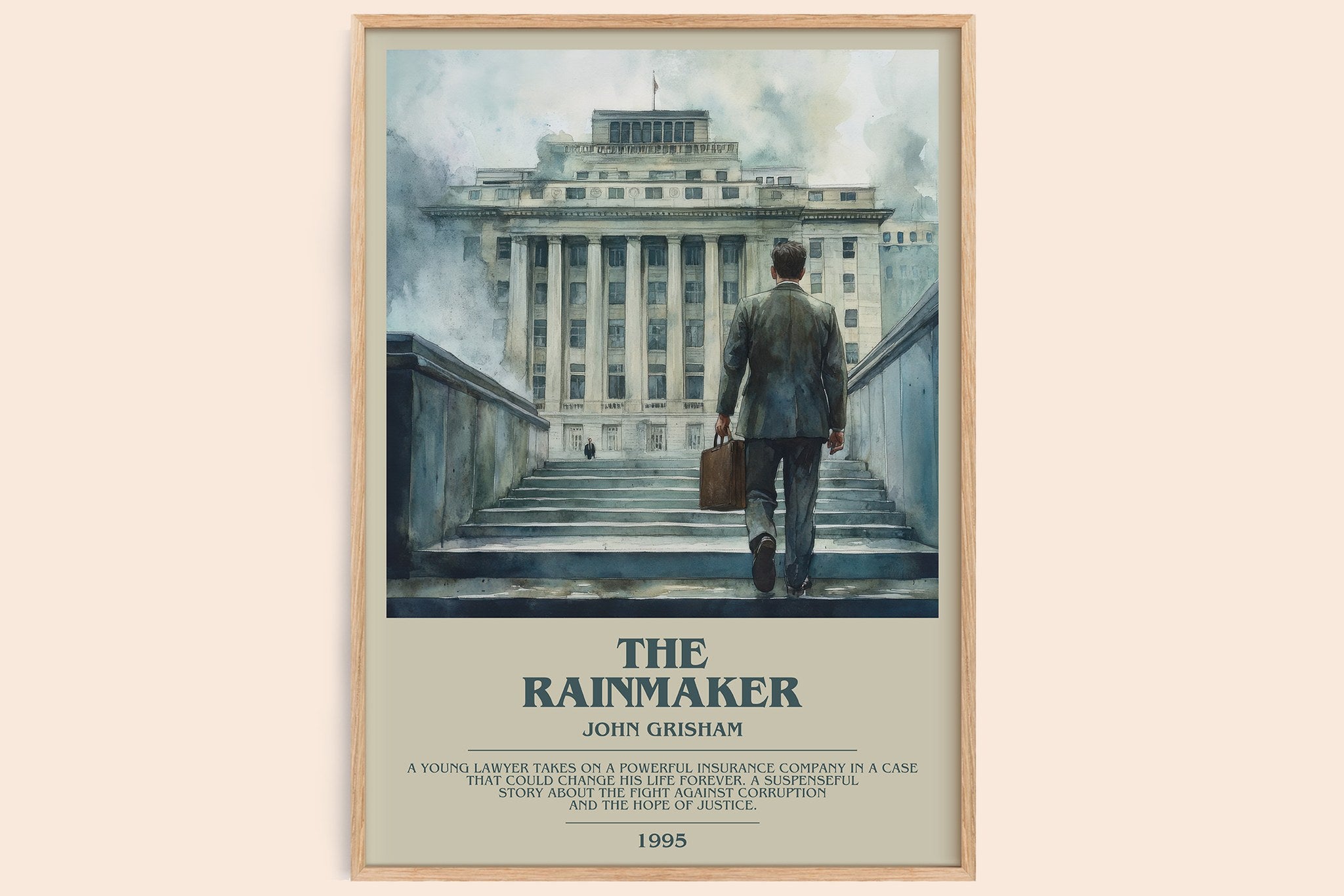 The Rainmaker Bookish Wall Art by John Grisham
