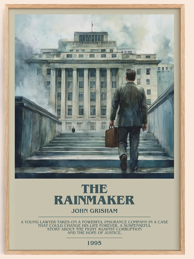The Rainmaker Bookish Wall Art by John Grisham