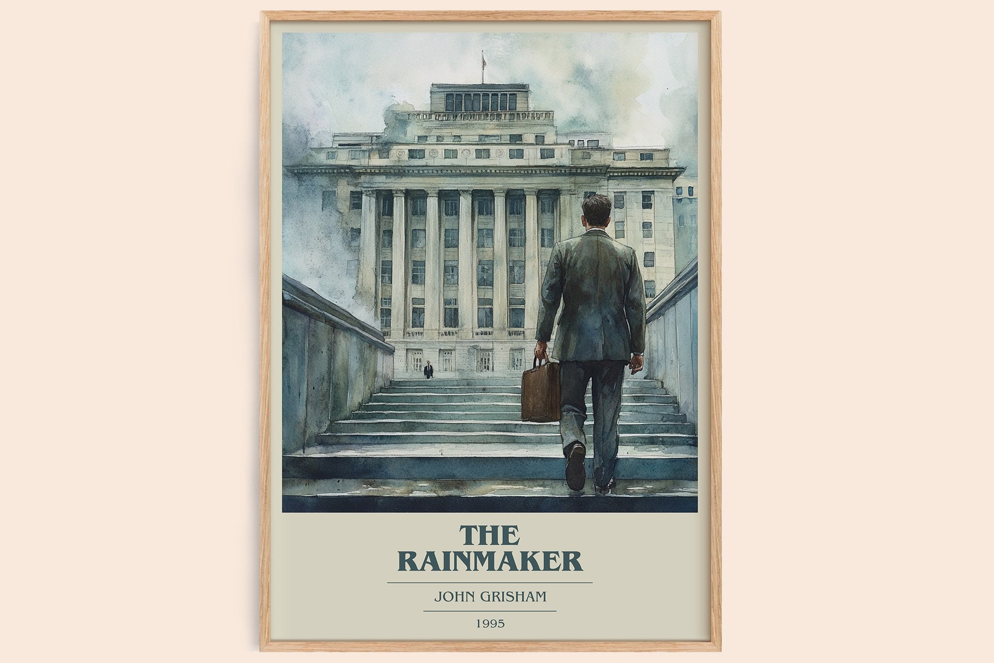 The Rainmaker Book Cover Poster by John Grisham