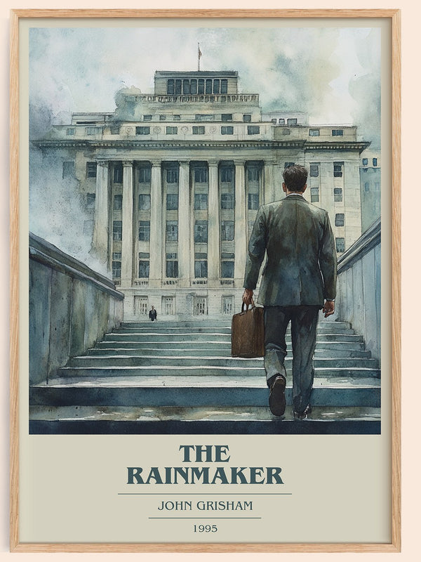 The Rainmaker Book Cover Poster by John Grisham