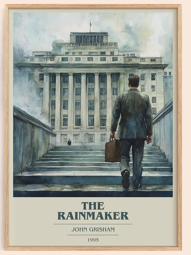 The Rainmaker Book Cover Poster by John Grisham