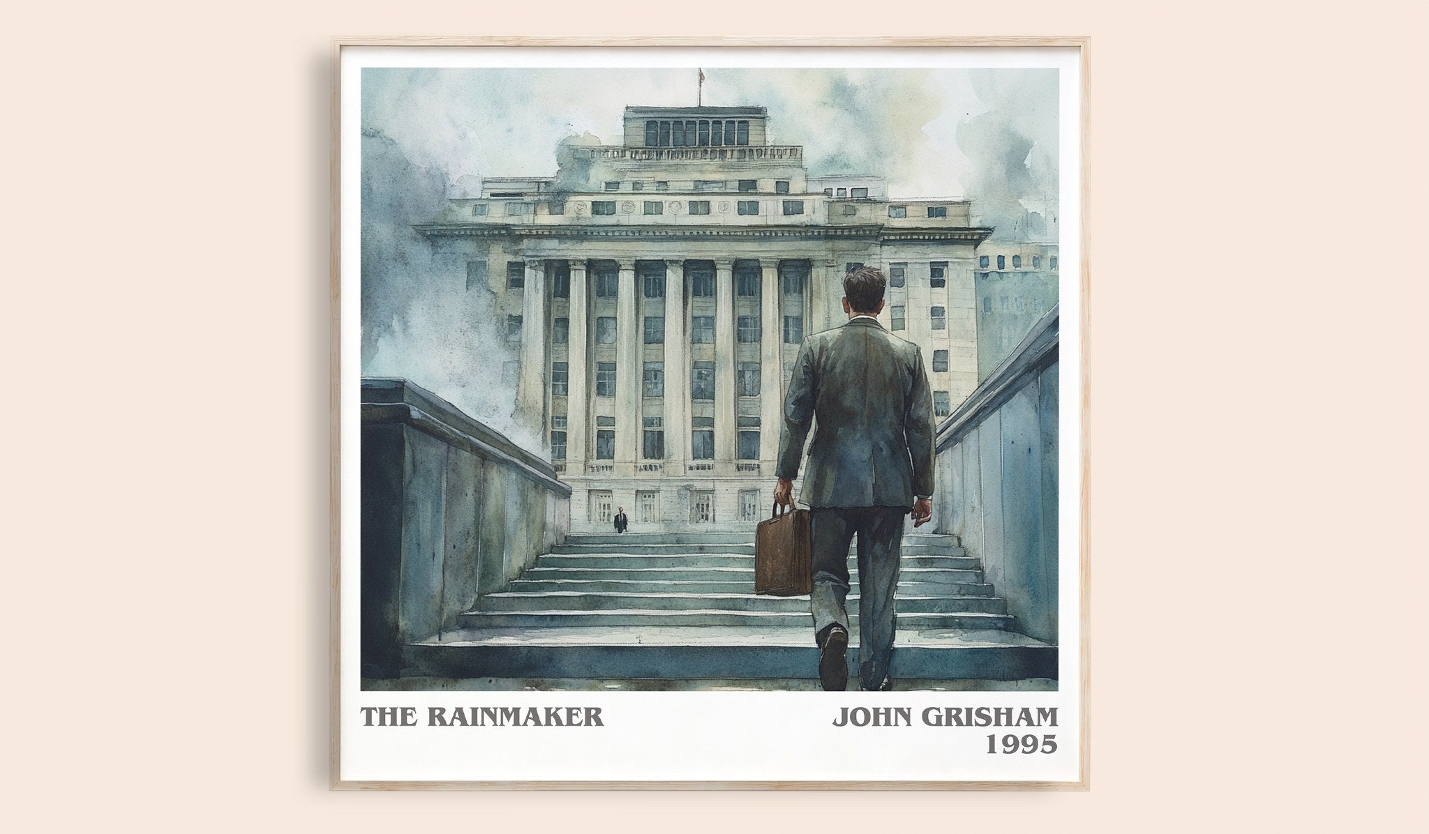 The Rainmaker Literary Art Print by John Grisham