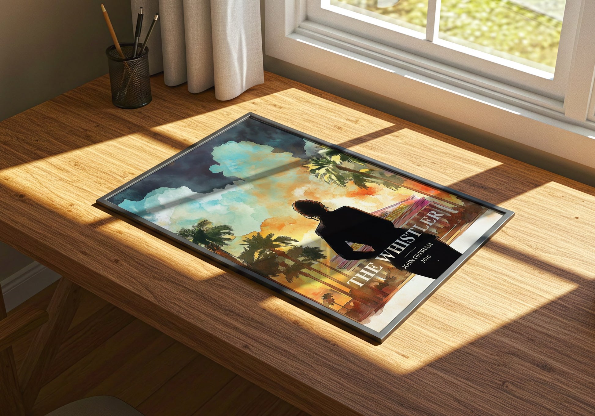 The Whistler watercolour book poster framed on wall – thriller wall art