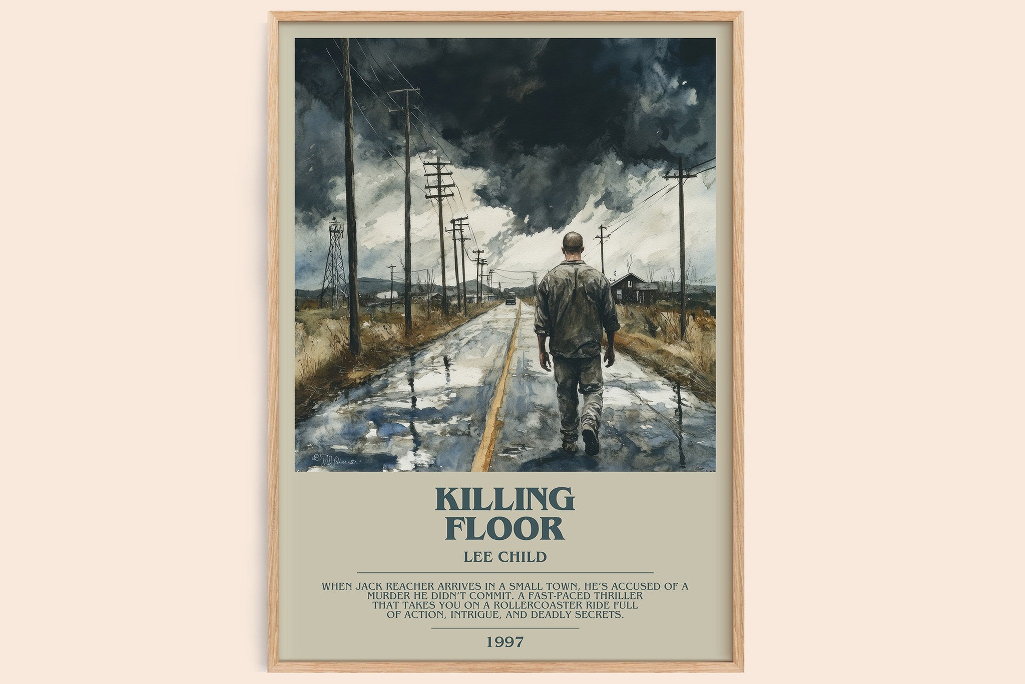 Killing Floor Bookish Wall Art by Lee Child