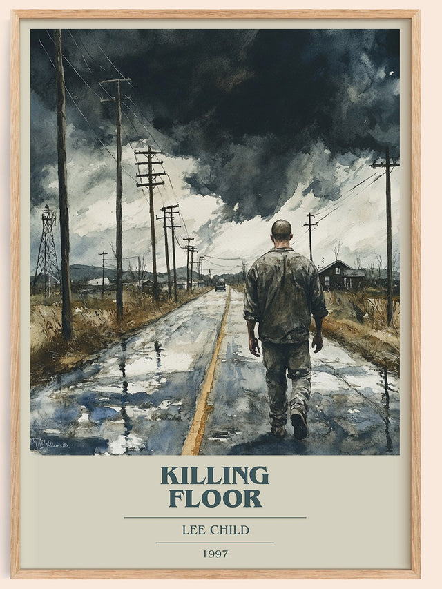 Killing Floor Book Cover Poster by Lee Child