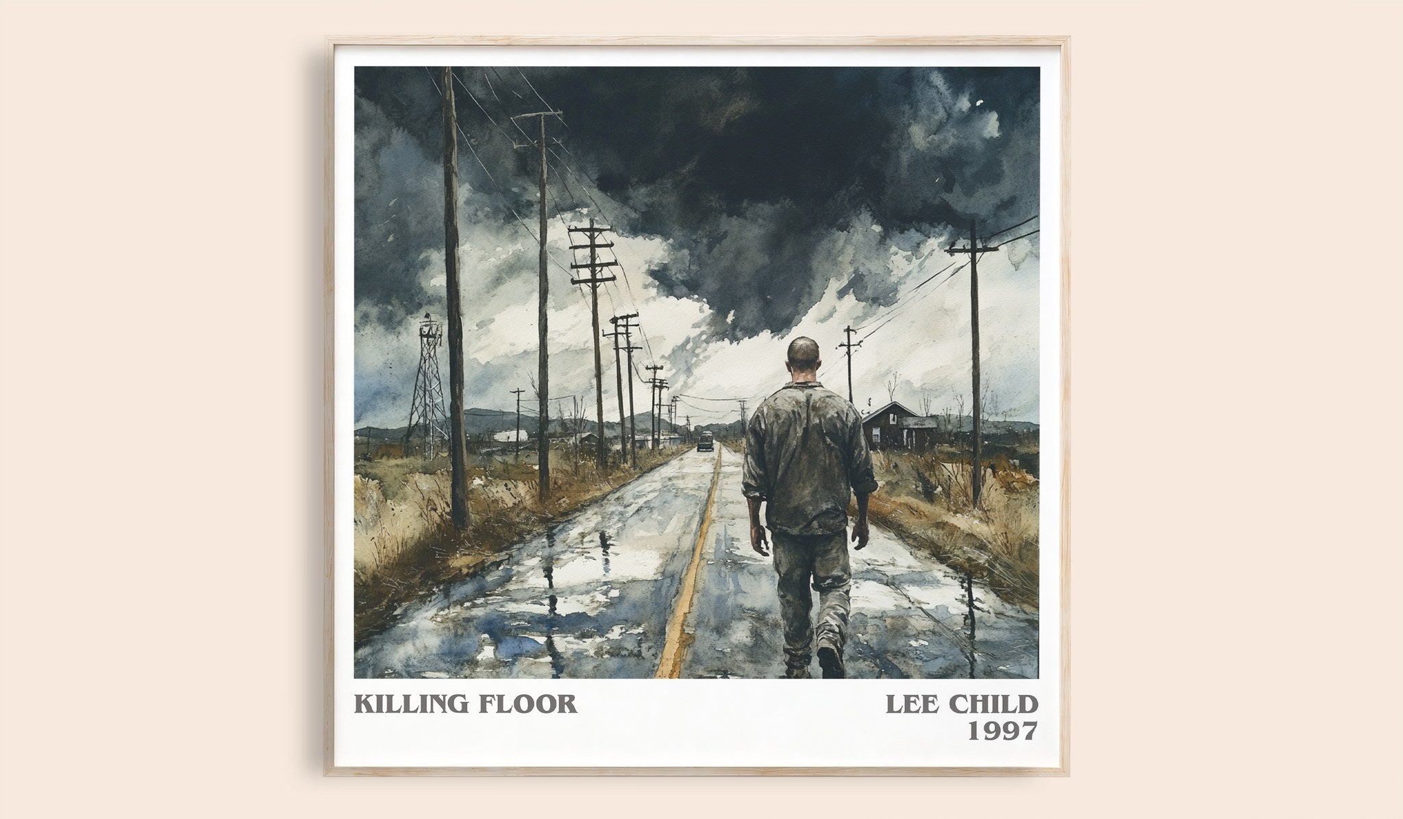 Killing Floor Literary Art Print by Lee Child