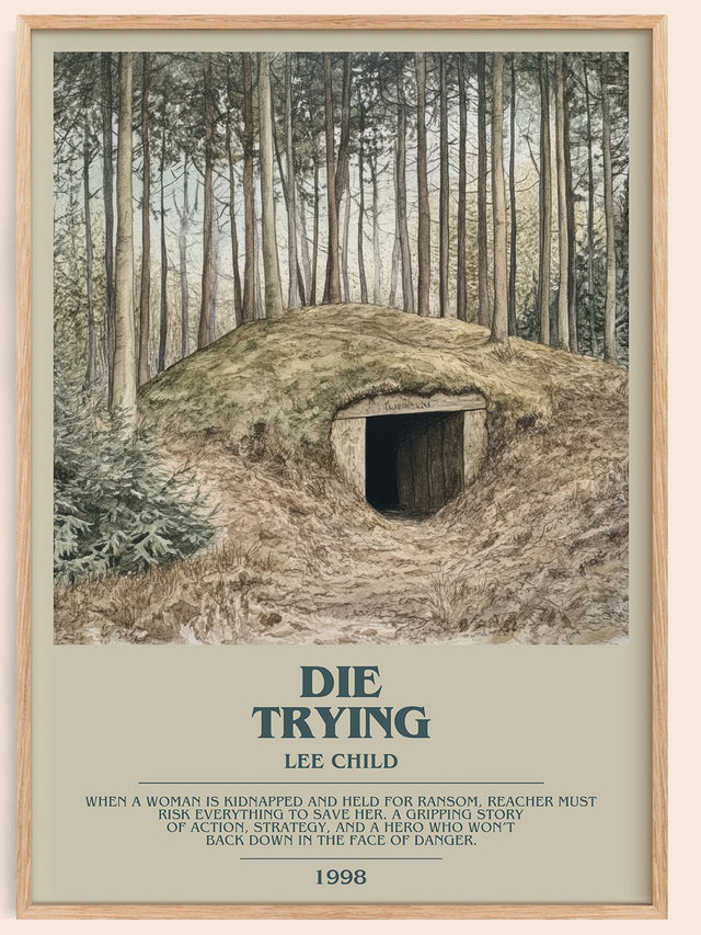 Die Trying Bookish Wall Art by Lee Child