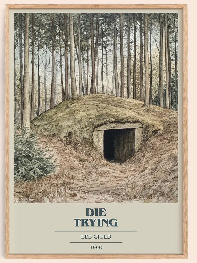 Die Trying Book Cover Poster by Lee Child