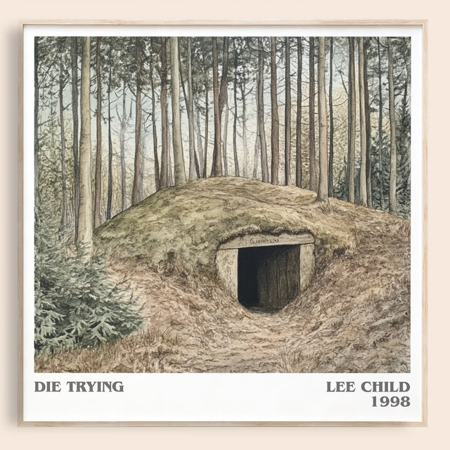 Die Trying Literary Art Print by Lee Child