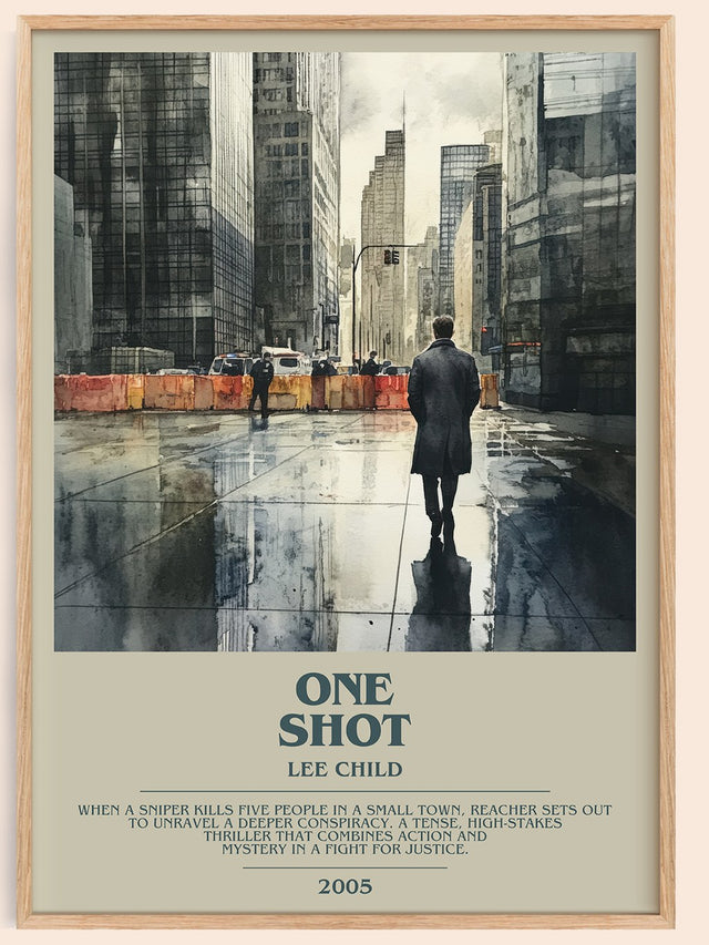 One Shot Bookish Wall Art by Lee Child