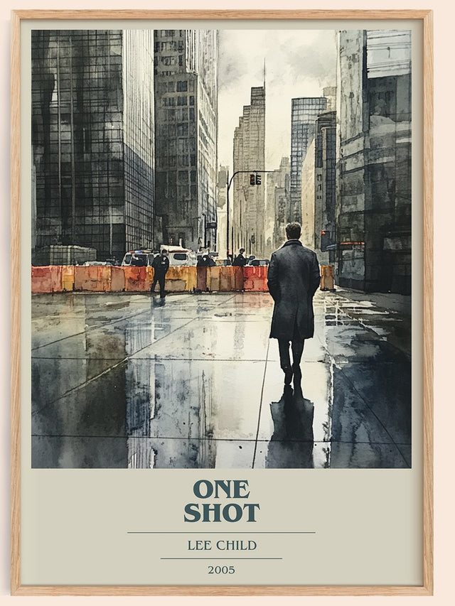 One Shot Book Cover Poster by Lee Child