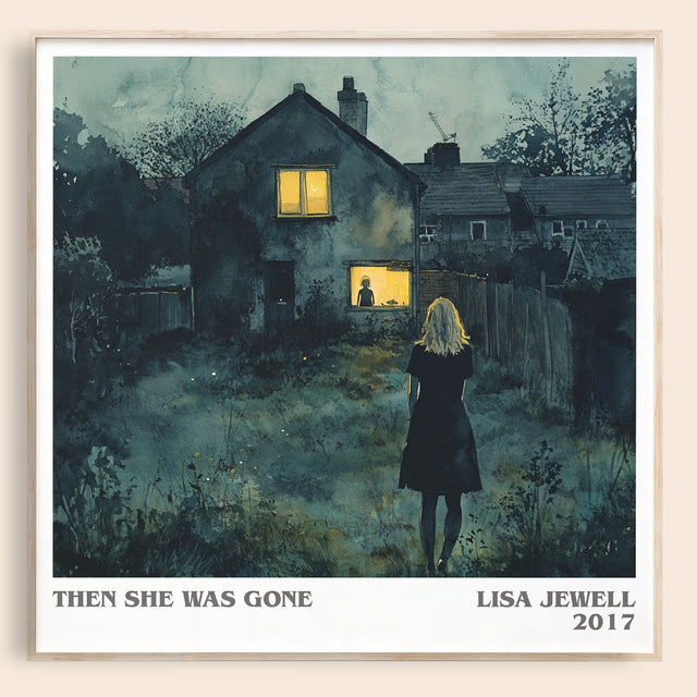 Then She Was Gone Literary Art Print by Lisa Jewell