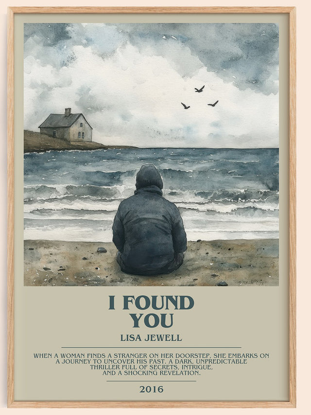 I Found You Bookish Wall Art by Lisa Jewell
