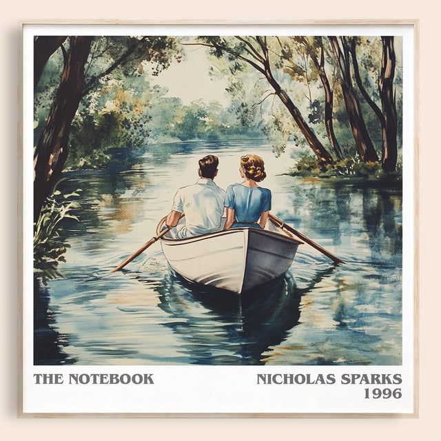 The Notebook Literary Art Print by Nicholas Sparks