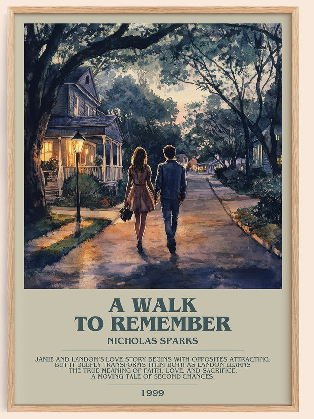 A Walk to Remember Bookish Wall Art by Nicholas Sparks