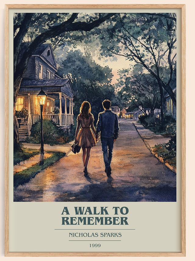 A Walk to Remember Book Cover Poster by Nicholas Sparks