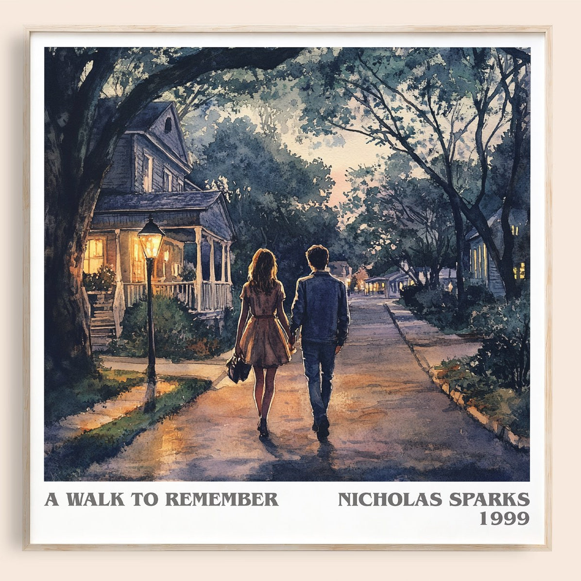 A Walk to Remember Literary Art Print by Nicholas Sparks