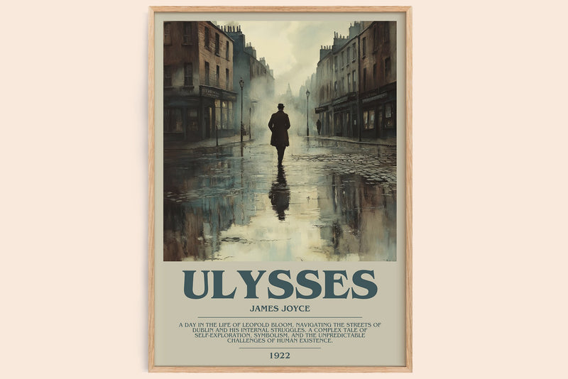 Ulysses Bookish Wall Art by James Joyce (Modern style)