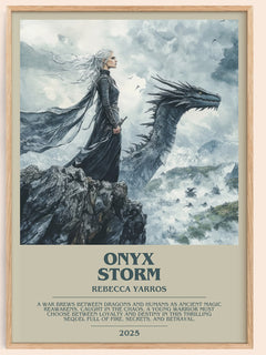 Onyx Storm Bookish Wall Art by Rebecca Yarros