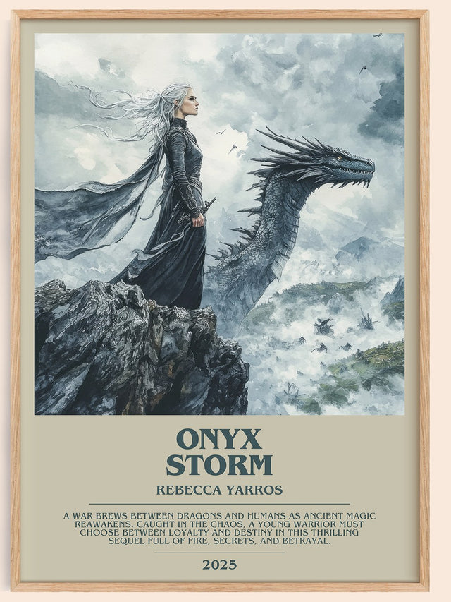 Onyx Storm Bookish Wall Art by Rebecca Yarros