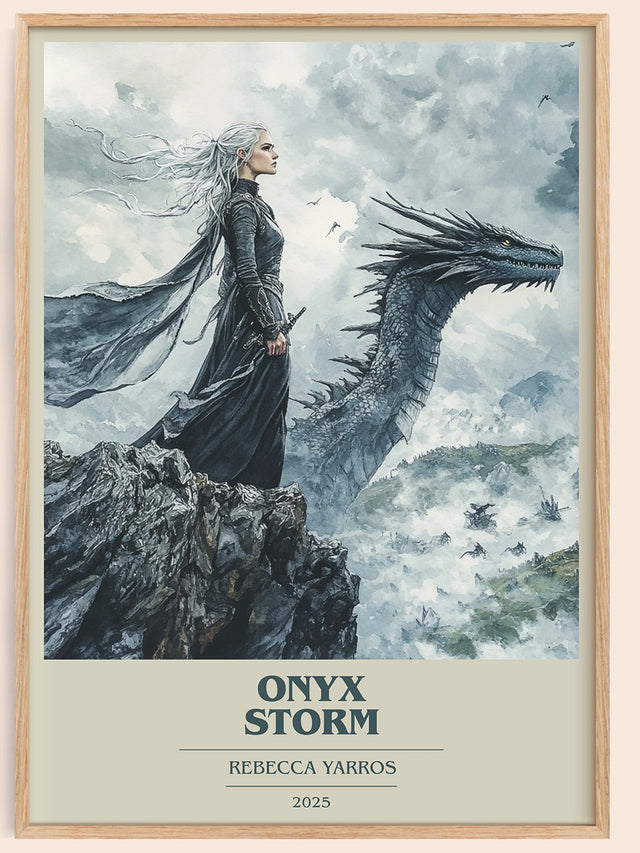 Onyx Storm Book Cover Poster by Rebecca Yarros