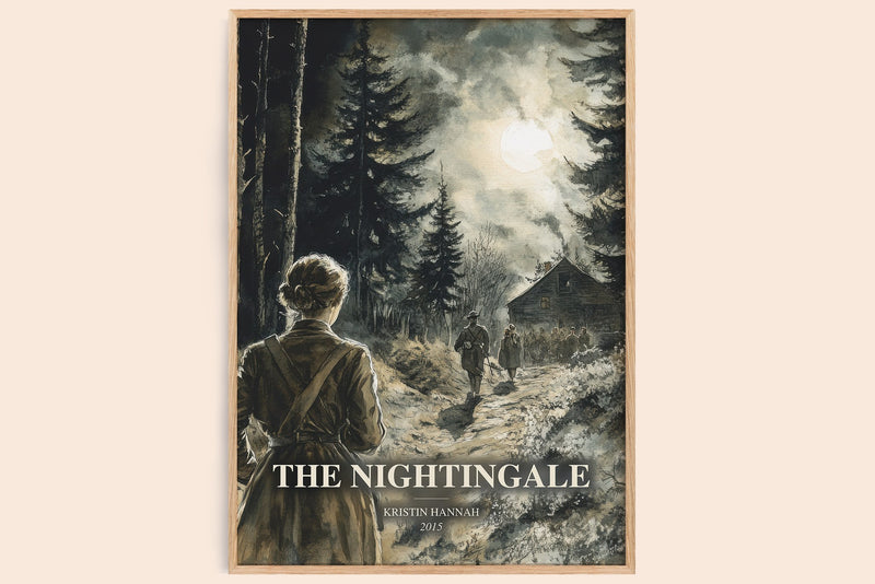 The Nightingale Book Watercolour Illustration by Kristin Hannah (Edge style)