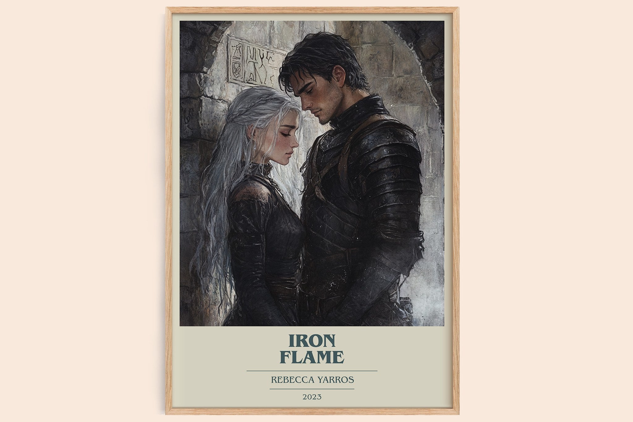 Iron Flame Book Cover Poster by Rebecca Yarros