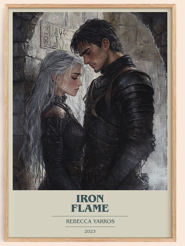 Iron Flame Book Cover Poster by Rebecca Yarros