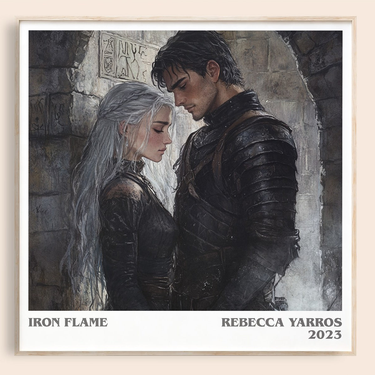 Iron Flame Literary Art Print by Rebecca Yarros