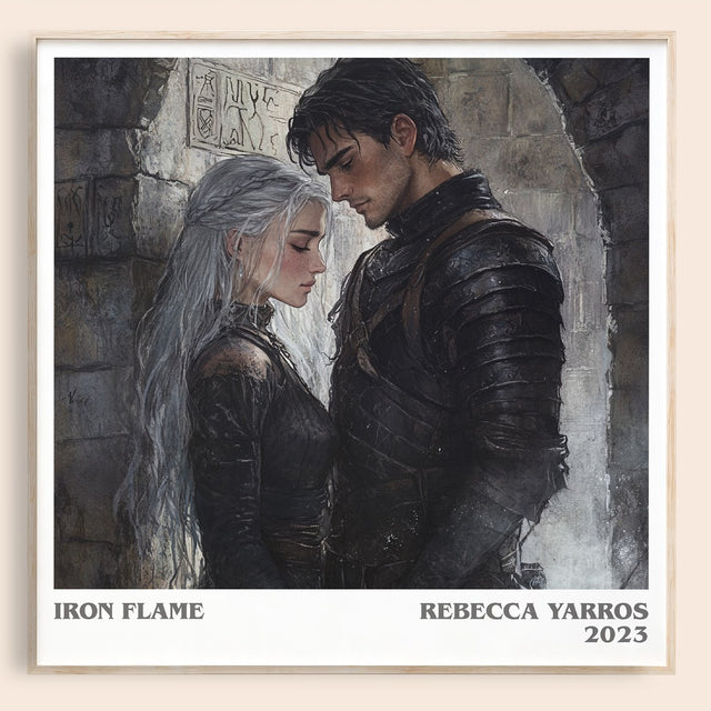 Iron Flame Literary Art Print by Rebecca Yarros