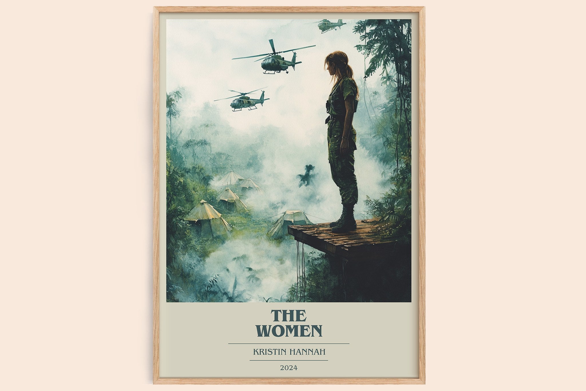 The Women Book Cover Poster by Kristin Hannah