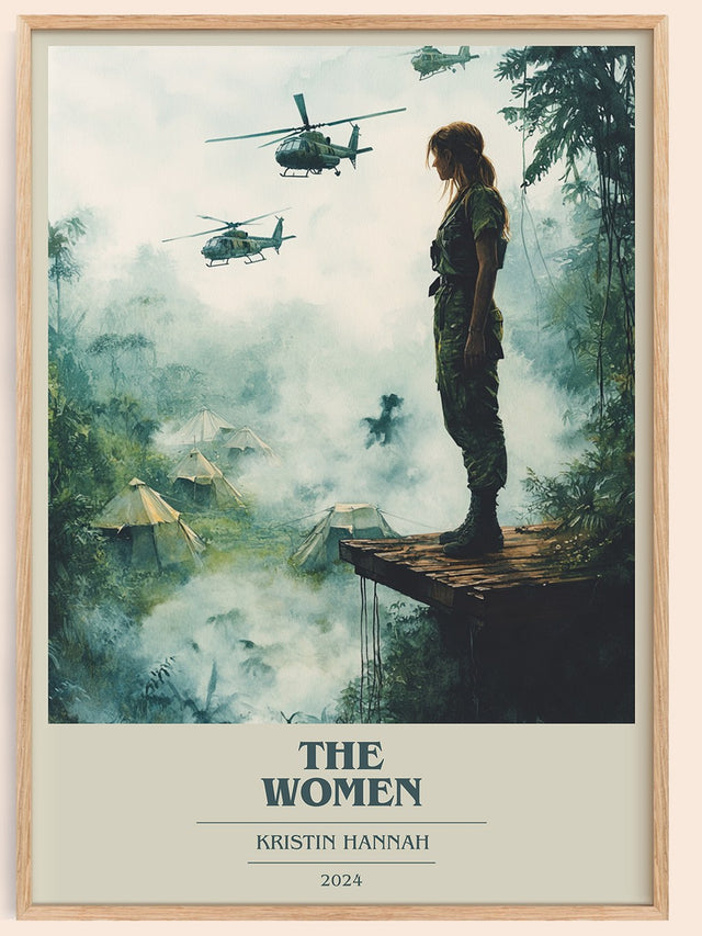 The Women Book Cover Poster by Kristin Hannah