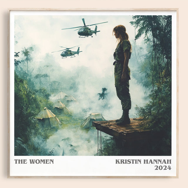The Women Literary Art Print by Kristin Hannah
