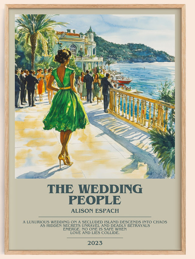 The Wedding People Bookish Wall Art by Alison Espach