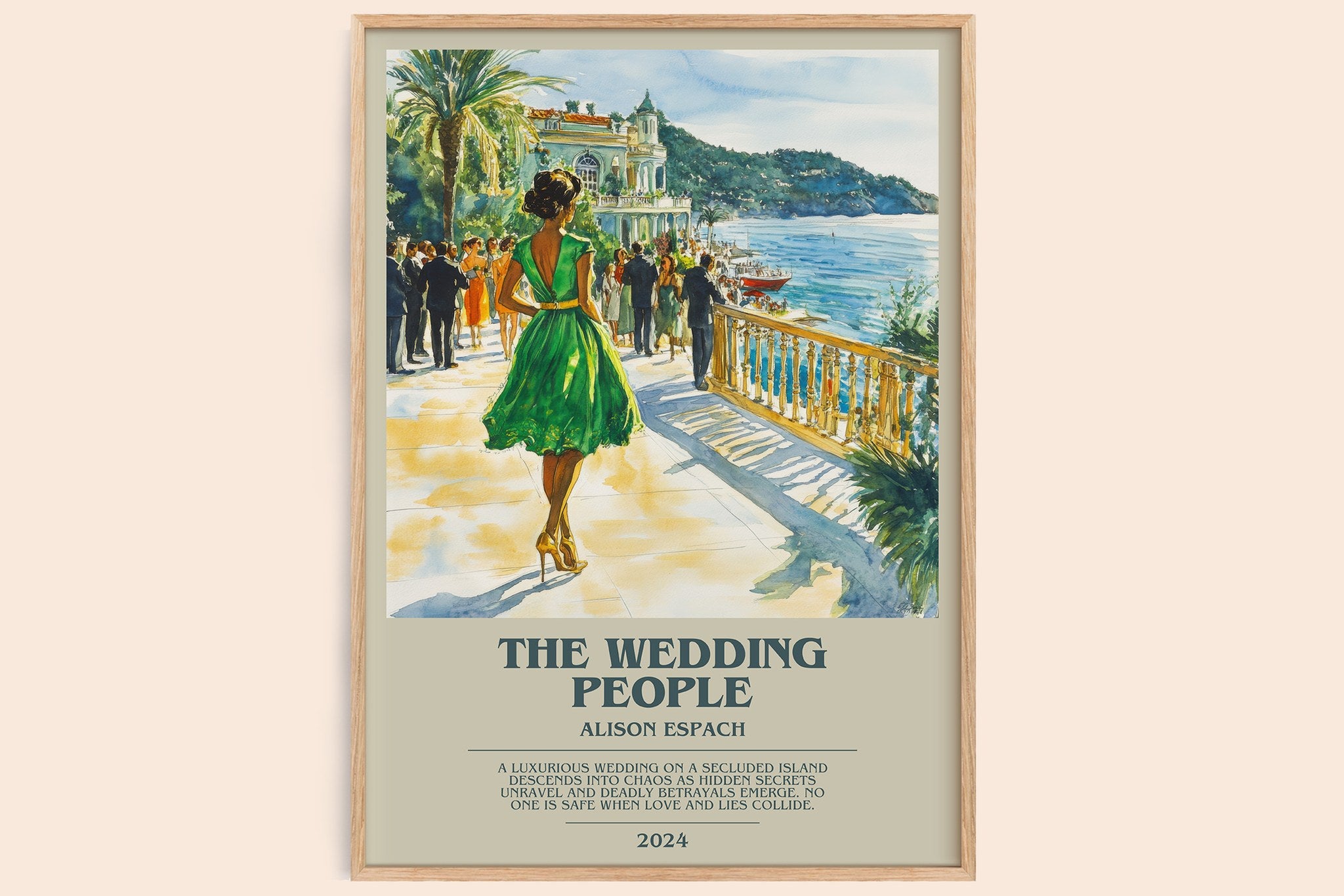 The Wedding People Bookish Wall Art by Alison Espach