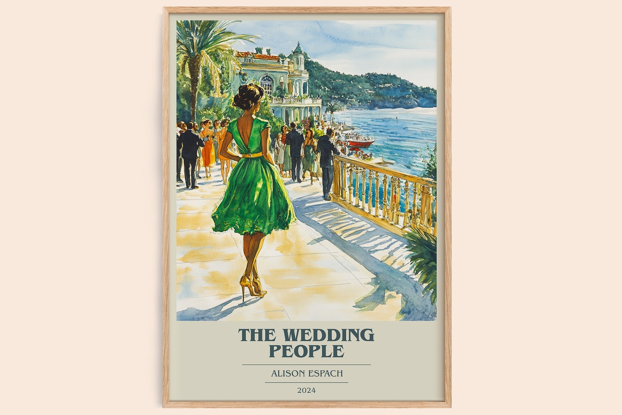 The Wedding People Book Cover Poster by Alison Espach
