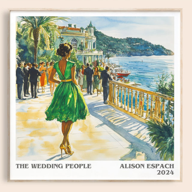 The Wedding People Literary Art Print by Alison Espach