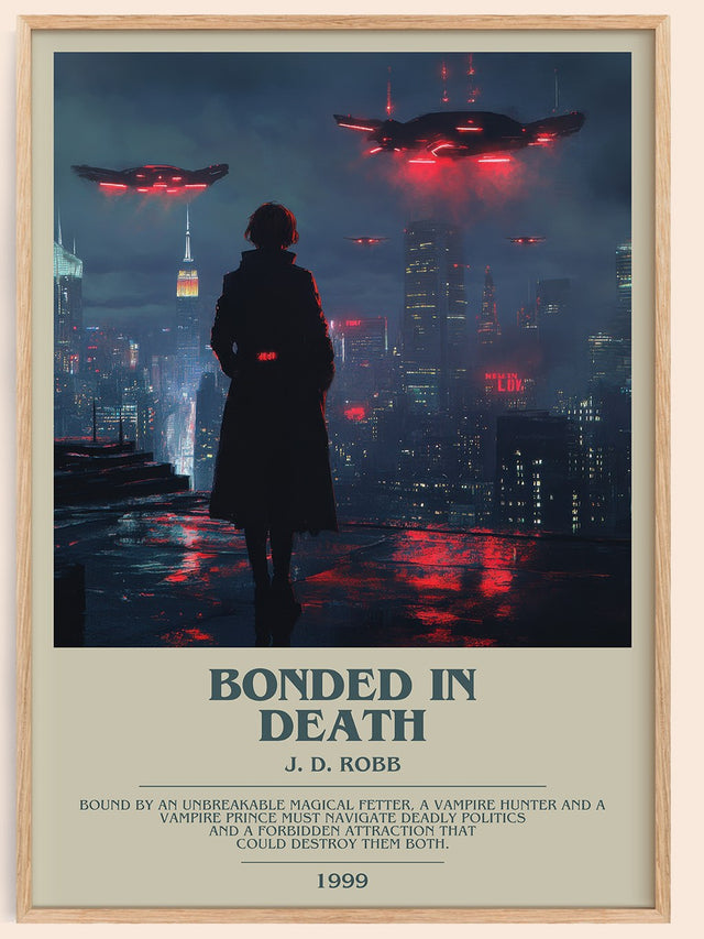 Bonded in Death Bookish Wall Art by J. D. Robb