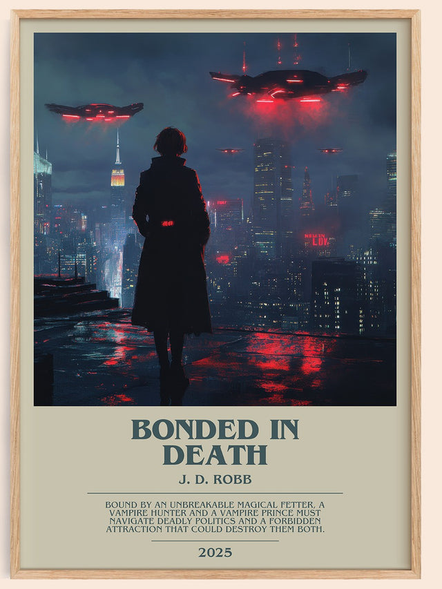 Bonded in Death Bookish Wall Art by J. D. Robb