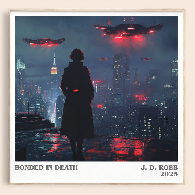 Bonded in Death Literary Art Print by J. D. Robb