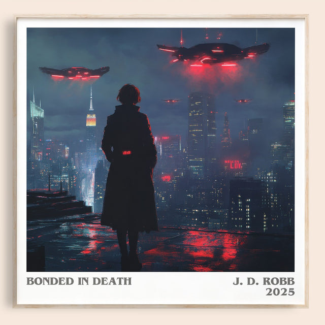 Bonded in Death Literary Art Print by J. D. Robb