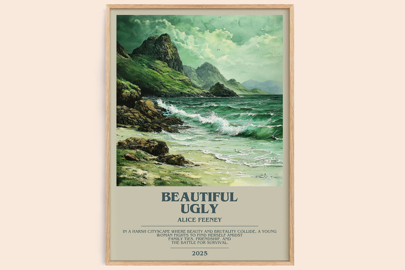Beautiful Ugly Bookish Wall Art by Alice Feeney (Modern style)