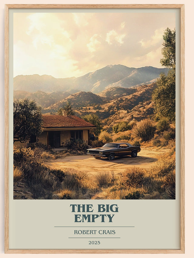 The Big Empty Book Cover Poster by Robert Crais