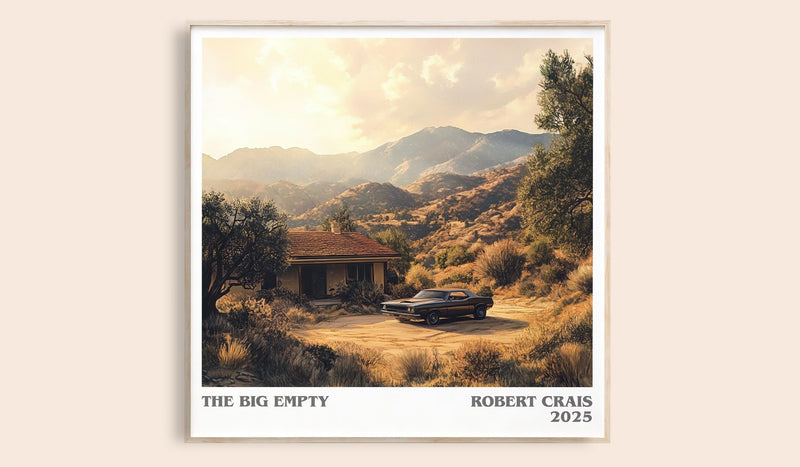 The Big Empty Literary Art Print by Robert Crais (Square style)