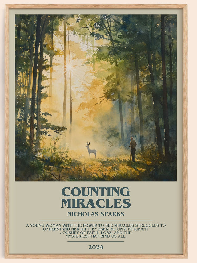 Counting Miracles Bookish Wall Art by Nicholas Sparks